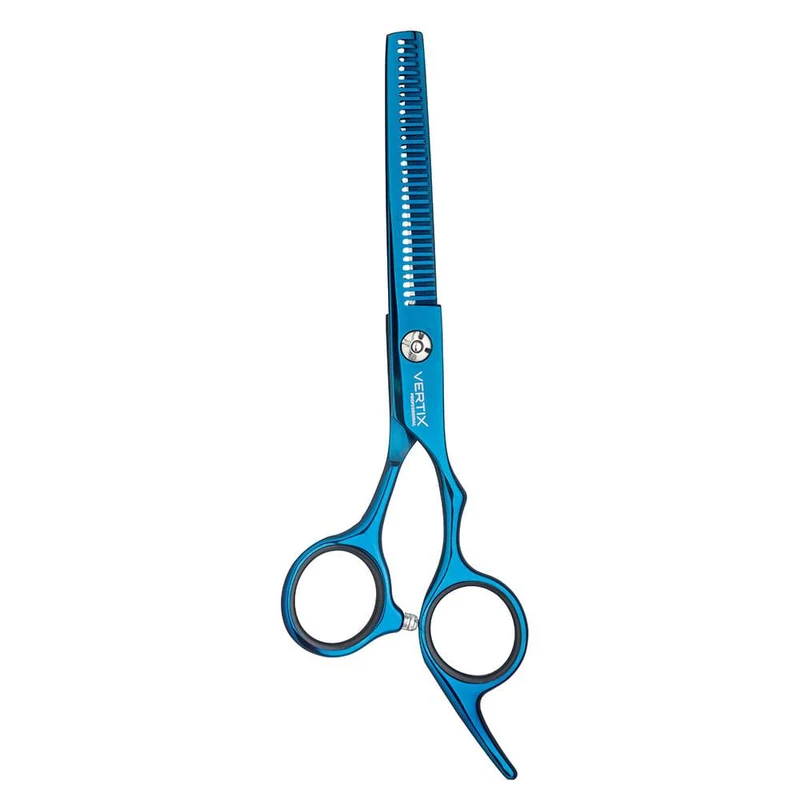 Blue Titanium Scissors Roughing 6.0 Hair Shear - Vertix Professional