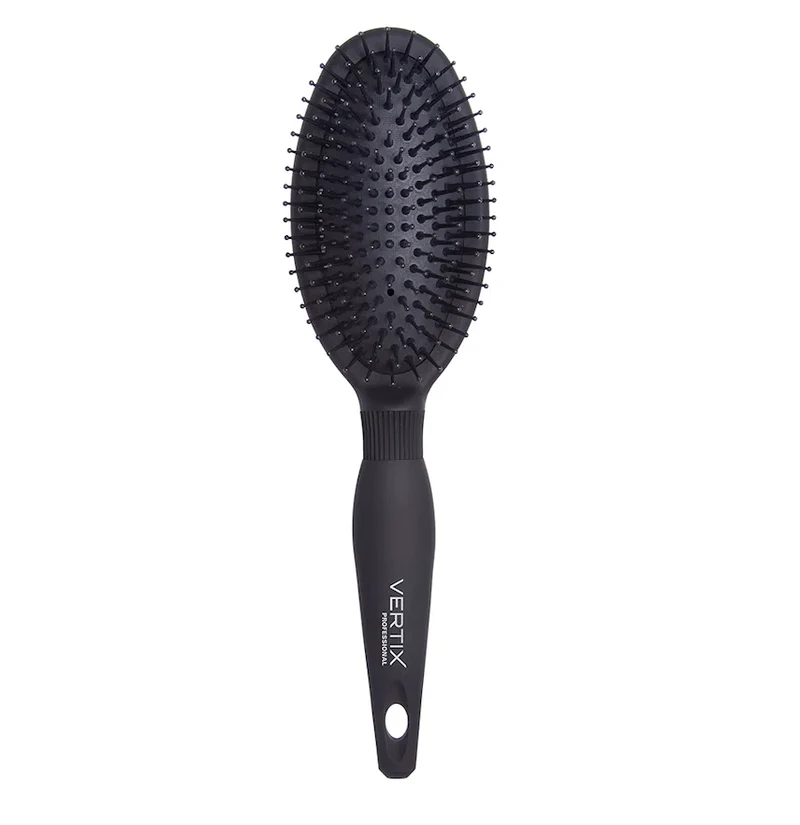 Black Oval Detangle Hair Brush - Vertix Professional