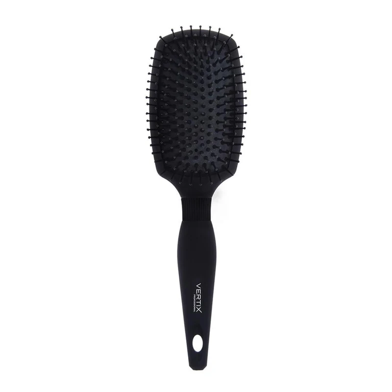 Black Mid Racket Detangle Hair Brush - Vertix Professional