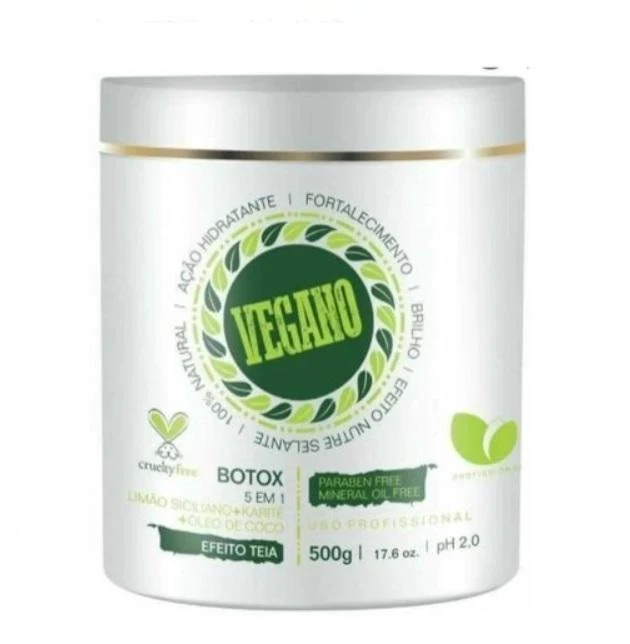Vegan Deep Hair Mask Sealing Smoothing Shine Straightening Cream 500g - Manga Rosa