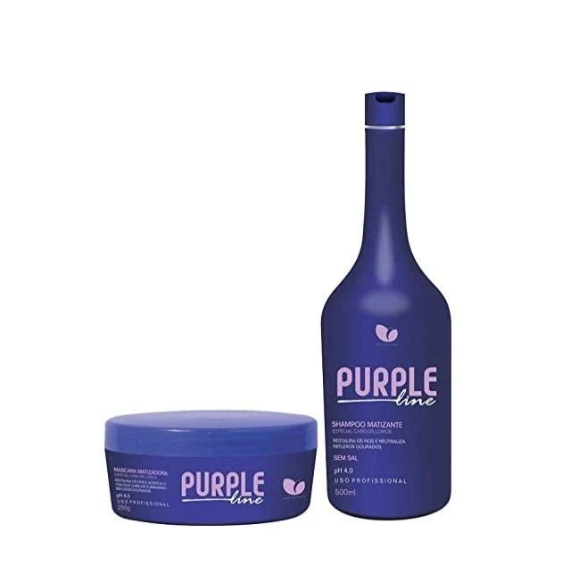 Purple Line Hair Tinting Home Care Color Maintenance Kit 2 Prod. - Manga Rosa