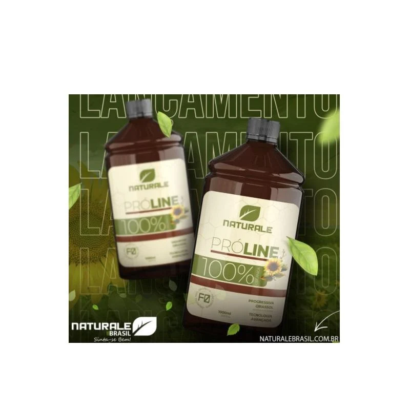 Pro Line Sunflower Organic Progressive Brush Hair Smoothing Kit 2x1L - Naturale