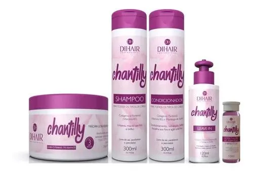 Chantilly Dihair Completeline Sh+ Cond+ Mask+ Amp+ Leave - Dihair