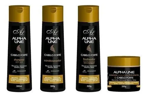 Alpha Line Kit 4 Sham + Conditioner+ Final + Mas Stronghair - Alpha Line