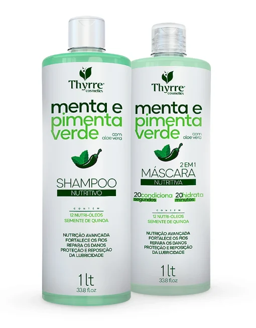 Eaê Cosmetics Crono Pepper Mint Kit 2x 1L / 2x 33.8 fl oz