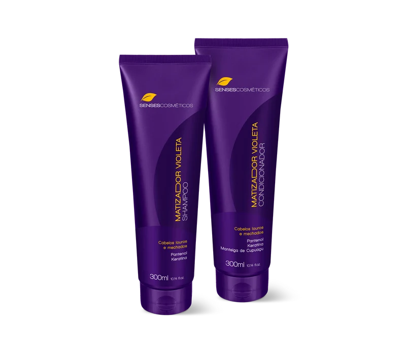 Violet Blond Hair Color Maintenance Protection Treatment Kit 2x300ml - Senses