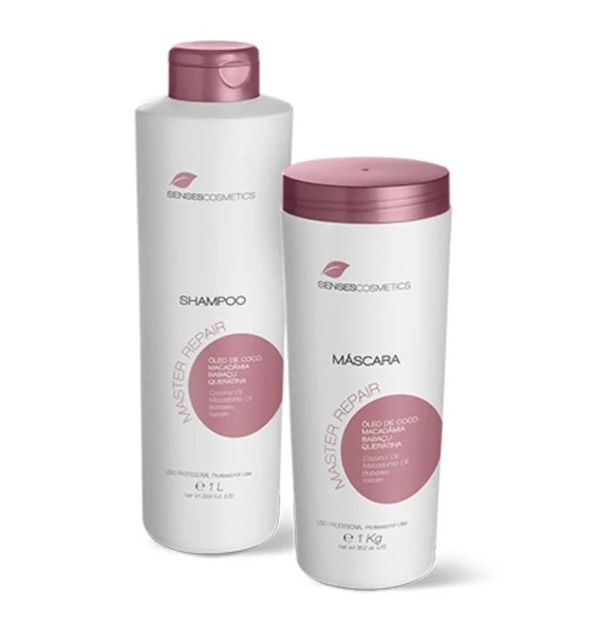 Master Repair Coconut Macadmaia Keratin Babaçu Treatment Kit 2x1L - Senses