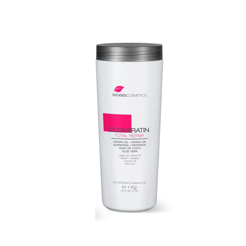 Ecokeratin Total Repair Antioxidant Anti Frizz Hair Treatment Deep Hair Mask 1Kg - Senses