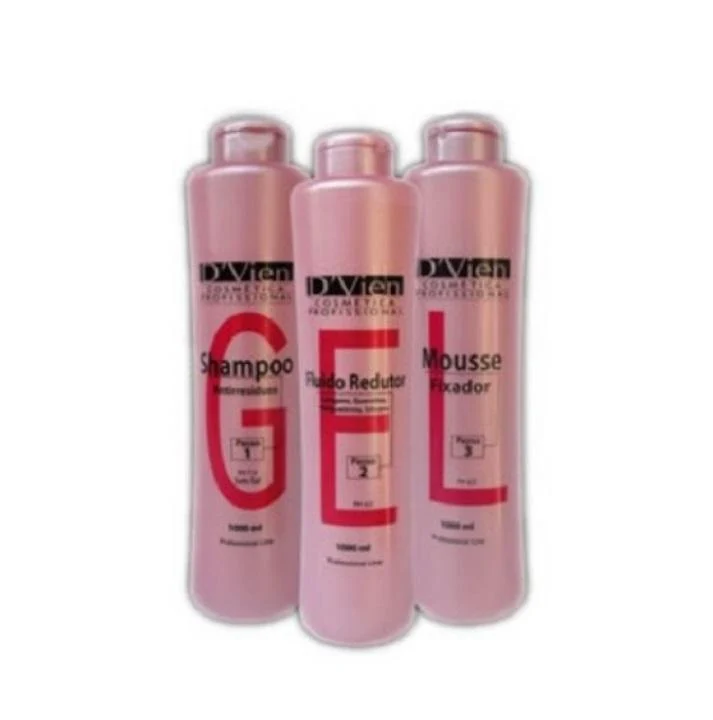 Gel Relaxing Volume Reducer Nourishing Moisturizing Kit 3x900 - D'vien Cosmetics