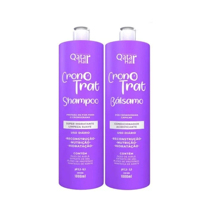 Cronotrat Daily Schedule Reconstruction Hydration Nutrition Kit 2x1 - Qatar Hair