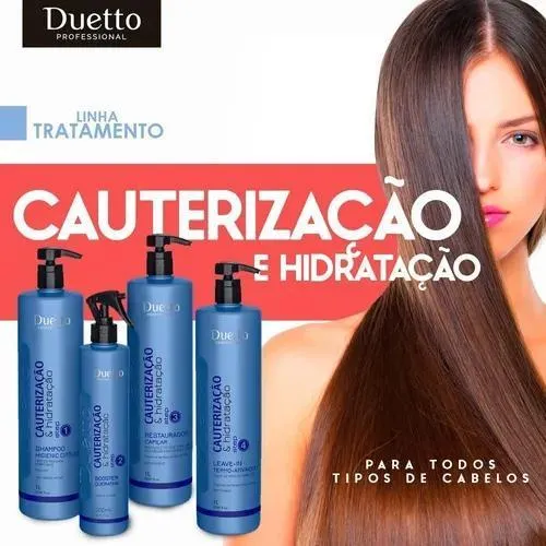 Kit Cauterization Ehydracy Duetto Professional Hair - Duetto