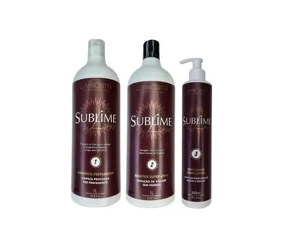 Kit Progressive Sem Formol Sublime Liss + Luminosittá - Luminositta