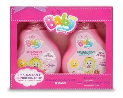 Shampoo E Conditioner Muriiel Baby Girl Infant 100ml - Muriel