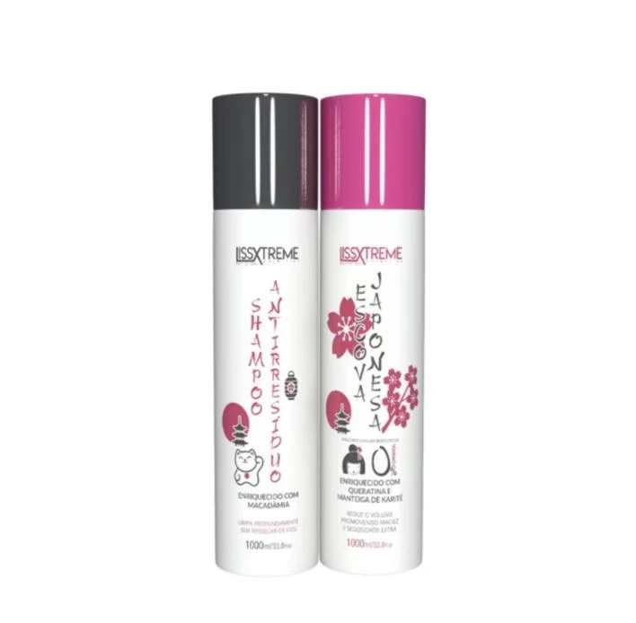 Japonesa Japonese Progressive Brush Keratin Shea Macadamia Kit 2x1 - Liss Xtreme