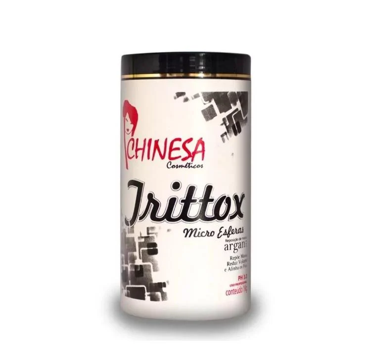 Trittox Micro Spheres Btox Argan Volume Reducer Mask 1Kg - Chinesa Cosmetics