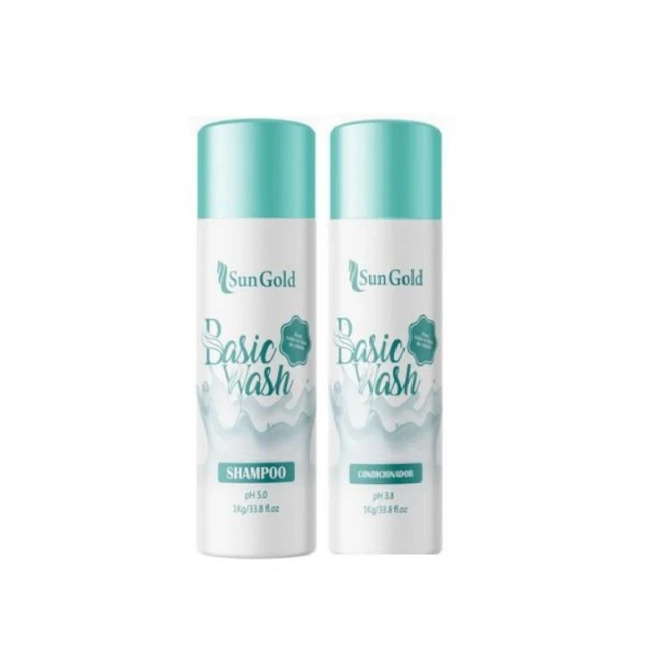 Basic Wash Freshness Lavatory Cleansing Hair Treatment Kit 2x1L - Sun Gold