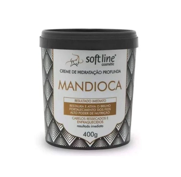 Mandioca Dry Hair Deep Moisturizing Manioc Cassava Mask 1Kg - Soft Line