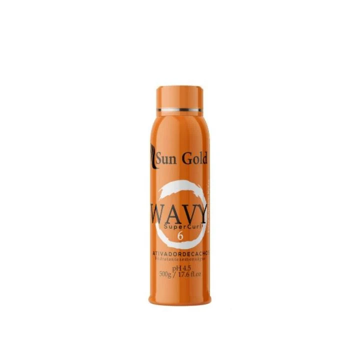 Curly Wavy Curls Activator Moisturizing Hair Treatment Fluid 500g - Sun Gold