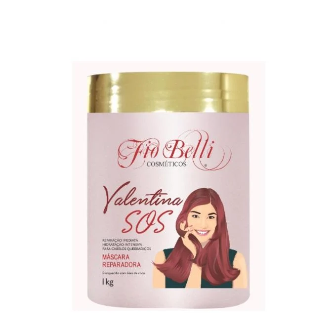 SOS Valentina Coconut Oil Repair Moisturizing Nourishing Mask 1Kg - FioBelli