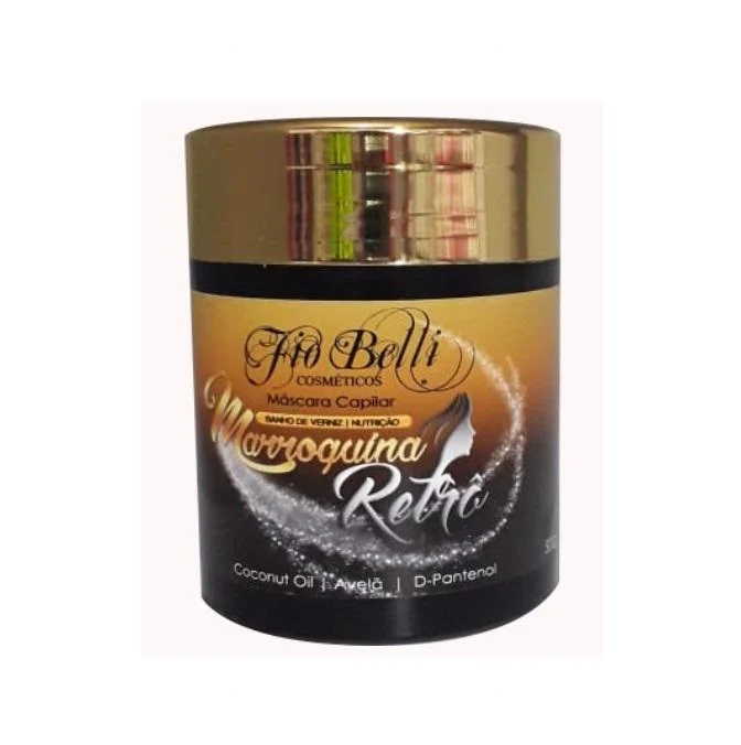Marroquina Retro Moroccan Varnish Bath Nourishing Hair Mask 500g - FioBelli