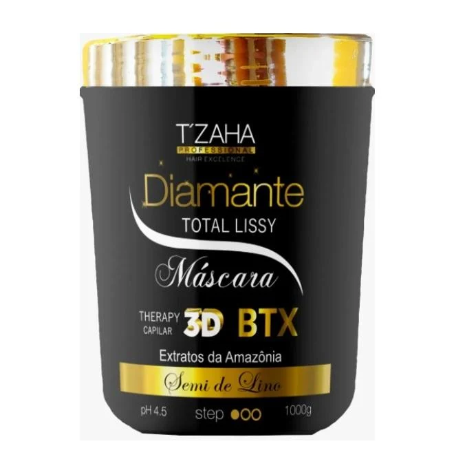 Diamante Diamond 3D Deep Hair Mask Semi di Lino Amazon Smoothing Mask 1Kg - T'Zaha
