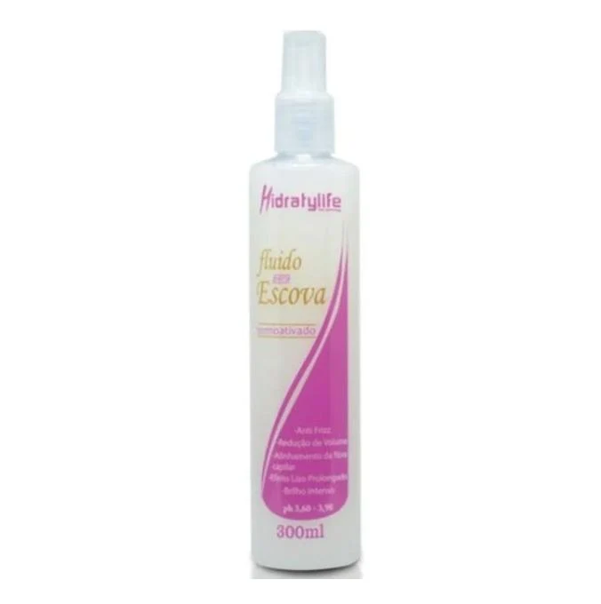 Thermal Protector Brush Fluid Keratin Damaged Hair Finisher 300ml - Mairibel