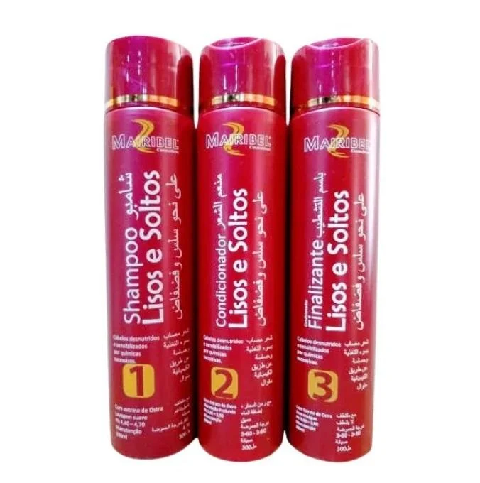 Lisos e Soltos Smooth and Loose Maintenance Home Care Kit 3x300 - Mairibel