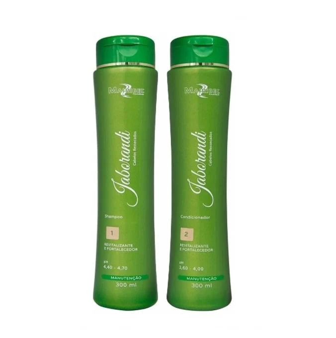 Jaborandi Dry Hair Revitalizing Maintenance Home Care Kit 2x300ml - Mairibel