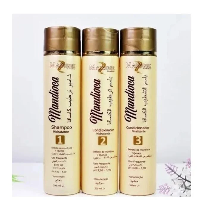 Mandioca Cassava Manioc Home Care Daily Maintenance Kit 3x300ml - Mairibel
