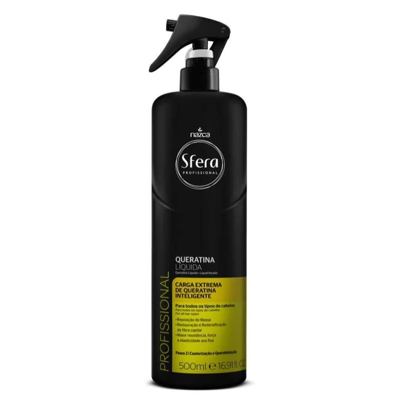 Professional Sfera Liquid Keratin Restore Strenght Cauterization 500ml - Nazca