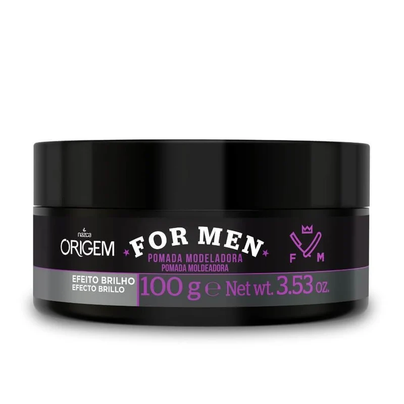 Origem For Men Modeling Brightness Effect Fixing Hair Ointment 100g - Nazca