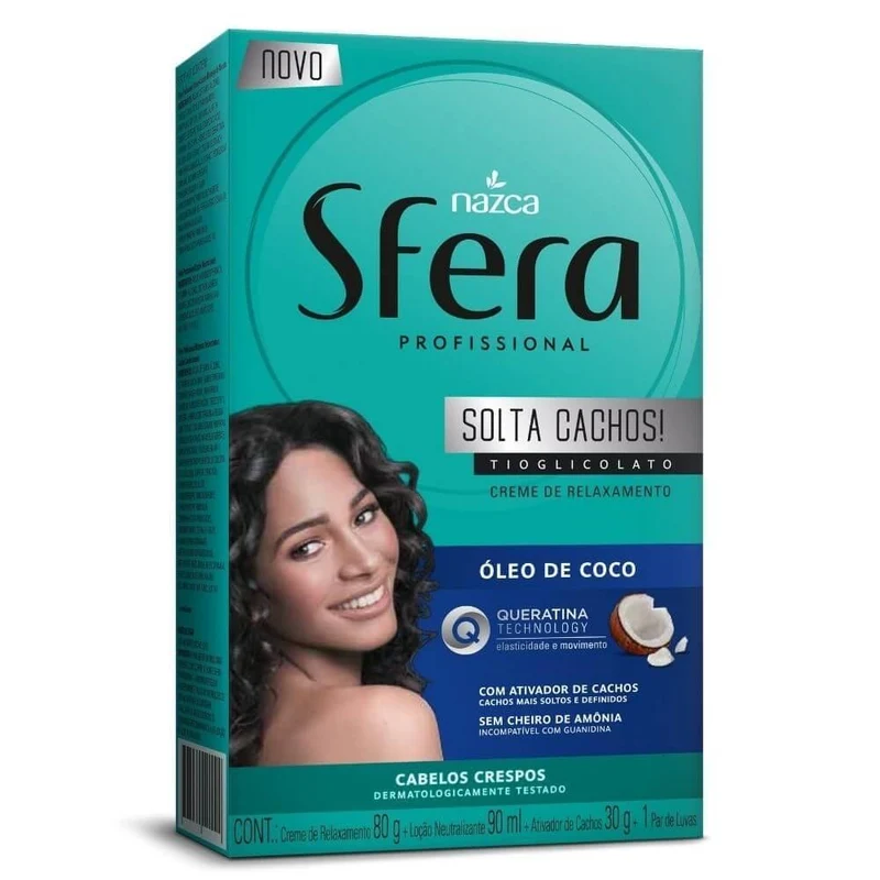 Sfera Thioglycolate Loose Curls Professional Smoothing Straightening Kit - Nazca
