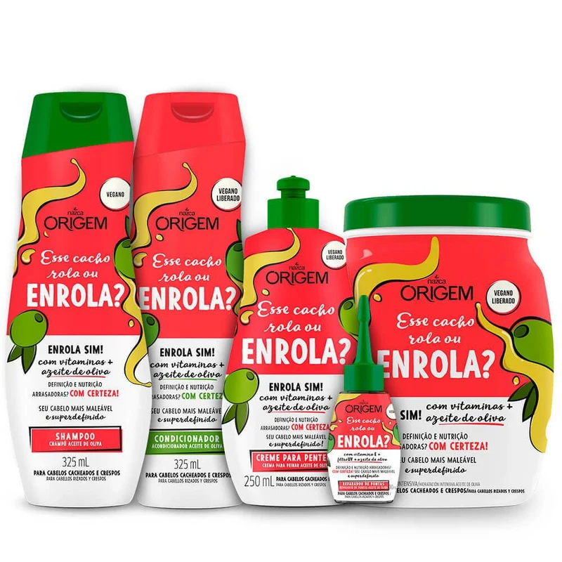 Esse Cacho Rola ou Enrola Curly Hair Curls Maintenance Kit 5 Itens - Nazca