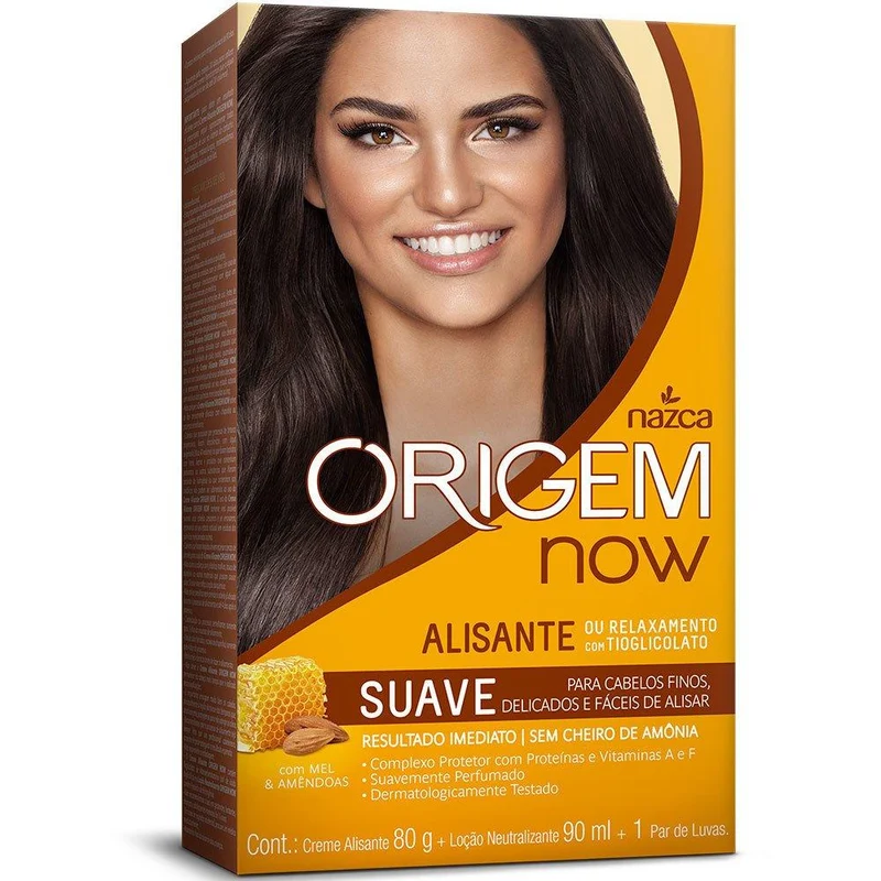 Origem Now Soft Smoothing Honey Almond Frizzy Hair Smoothing Kit - Nazca