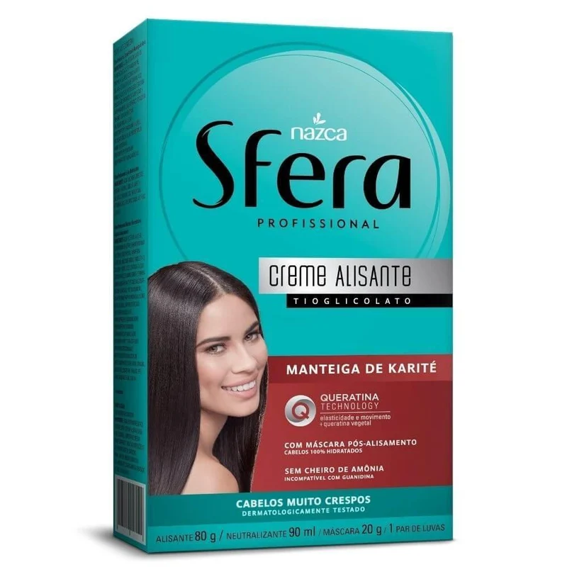 Sfera Professional Karité Shea Butter Very Frizzy Hair Smoothing Kit - Nazca