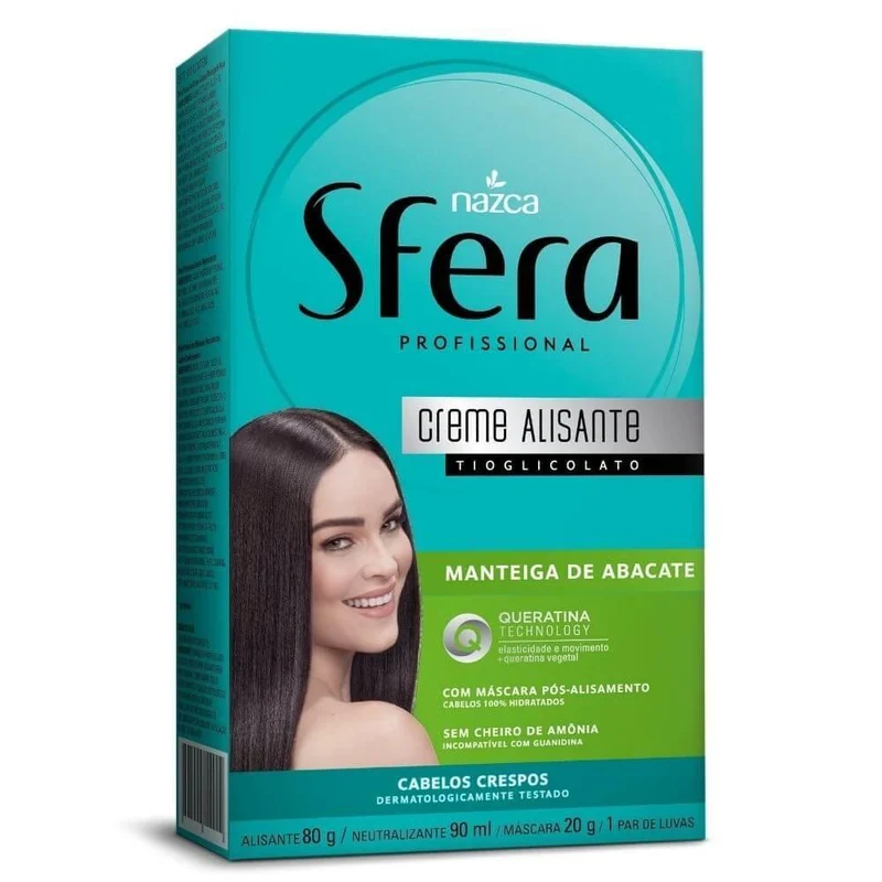 Sfera Professional Avocado Butter Keratin Fine Hair Smoothing Kit - Nazca