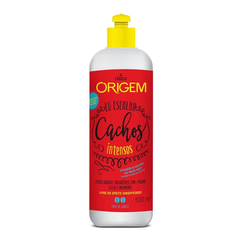 Origem Cachos Intense Wave Max Curl Activator Curly Hair Treatment 500g - Nazca