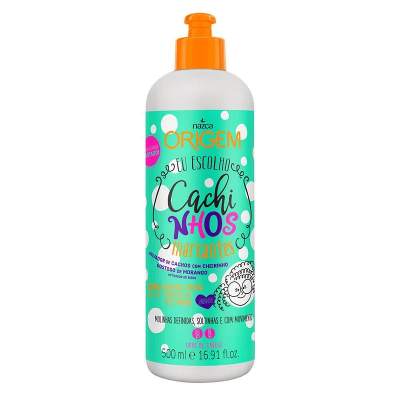 Origem Curly Kids Treatment Marcantes Curls Activator Finisher 500ml - Nazca