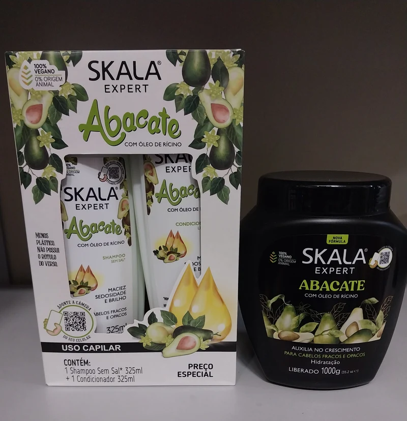 Skala Expert Abacate Avocado Vegan Moisturising Revitalising Vitamin Pump Kit 3 Prod. - Skala
