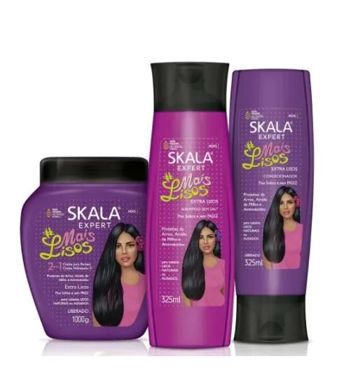 Skala Expert Mais Lisos More Smooth Rice Protein Corn Starch Amino Acids Kit 2x325ml - Skala