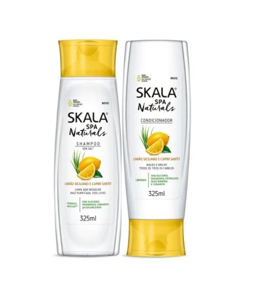 Spa Naturals Sicilian Lemon & Holy Grass Softness Oil Control Kit 2x325ml - Skala