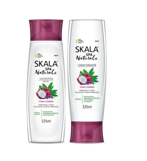 Spa Naturals Pitaya & Verbena Stranghtening Shine Treatment Kit 2x325ml - Skala