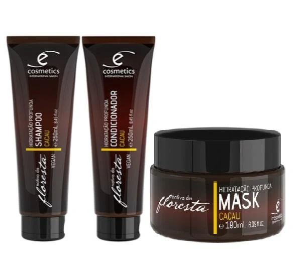 Native to the Forest Cocoa Vegan Shea Butter Treatment Kit 3 Prod. - Ecosmetics