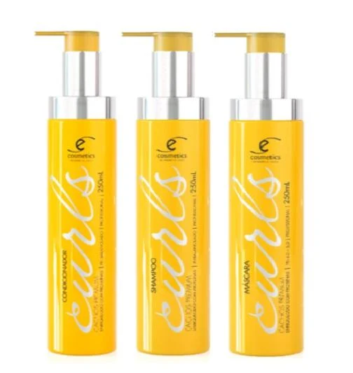 Premium Curls Definition Hydration Silkiness Shine Kit 3x250ml - Ecosmetics