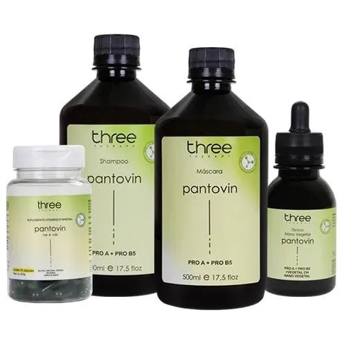 Pantovin Hair Growth Healthy Moisturizing Treatment Kit 4 Prod. - Three Therapy