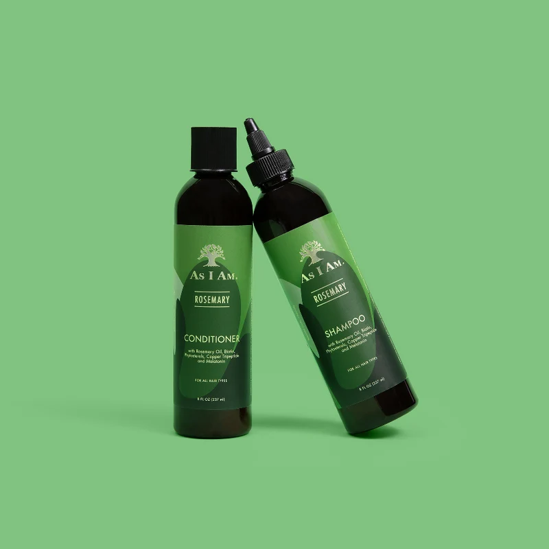 Shampooing et après-shampooing au romarin