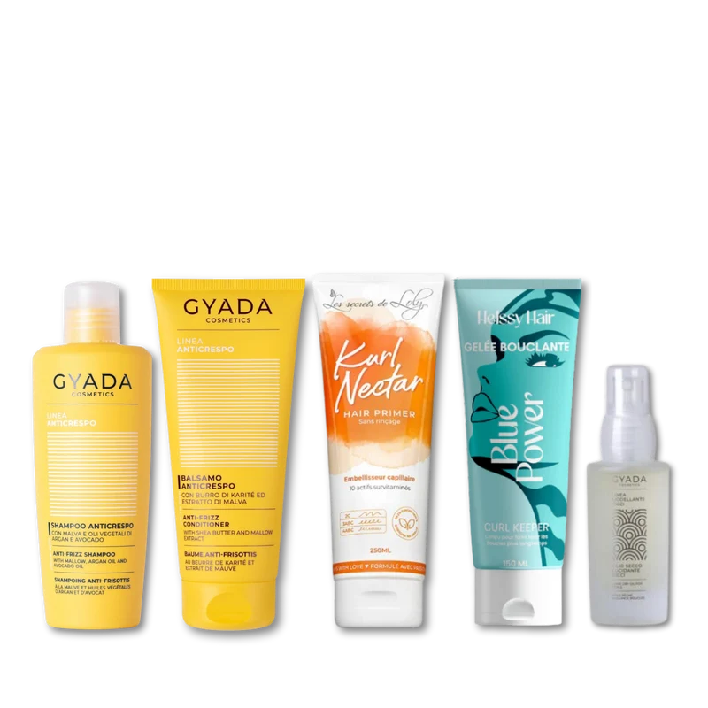 Routine frisottis et cheveux gonflés