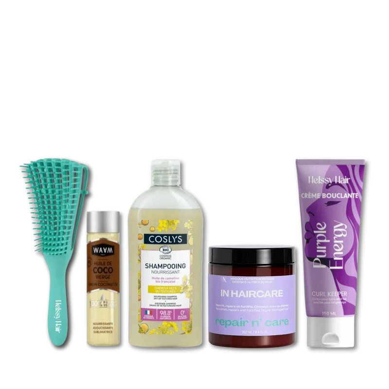 Routine cheveux secs