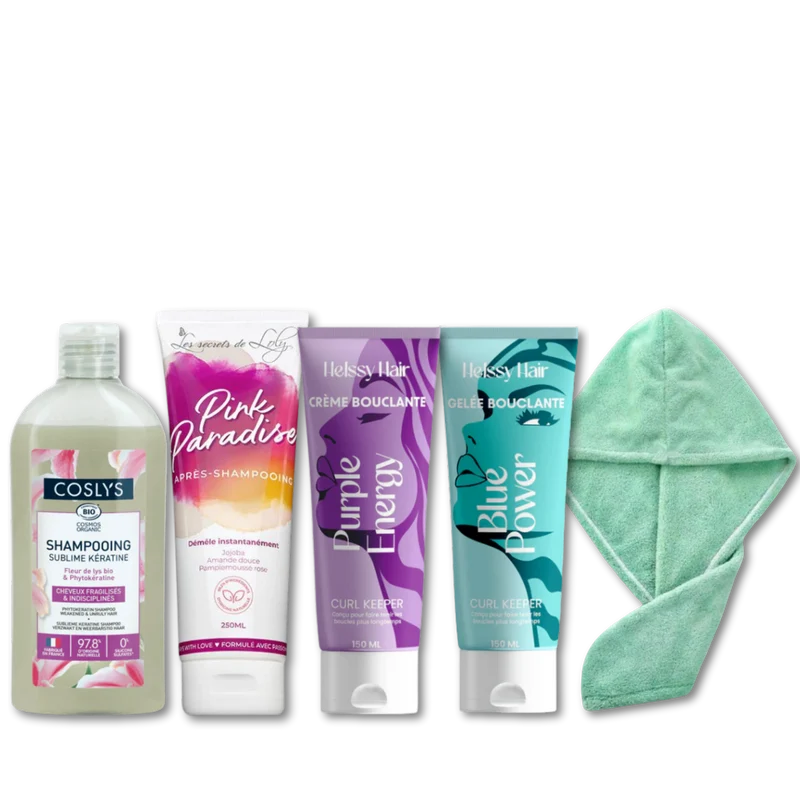 Routine cheveux bouclés et ondulés
