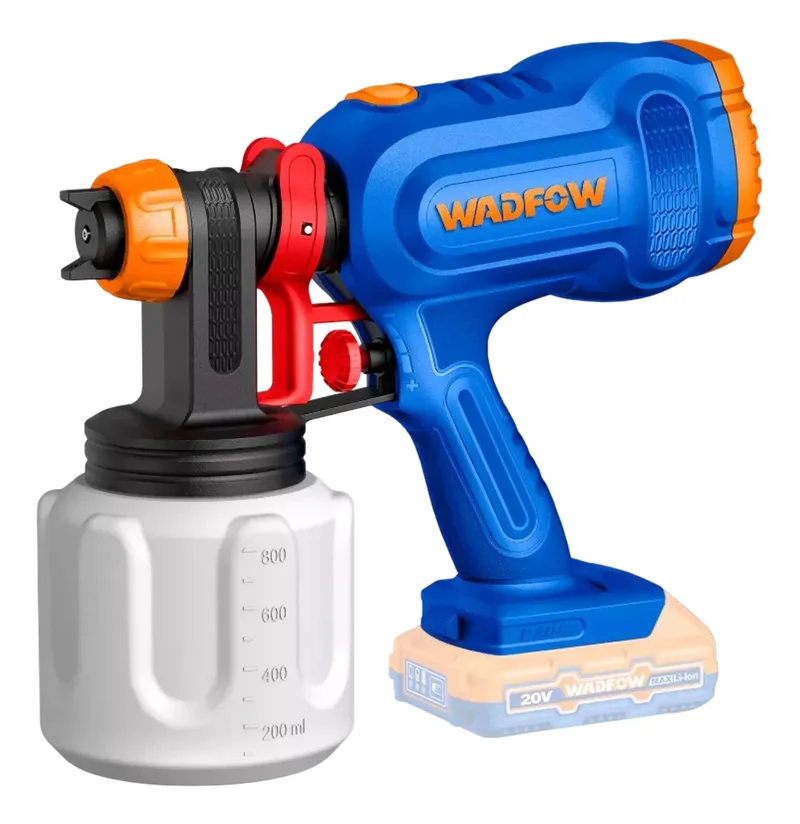 Wadfow Pistola Alta 20 V con Frasco de Acero Inoxidable, WSU30661